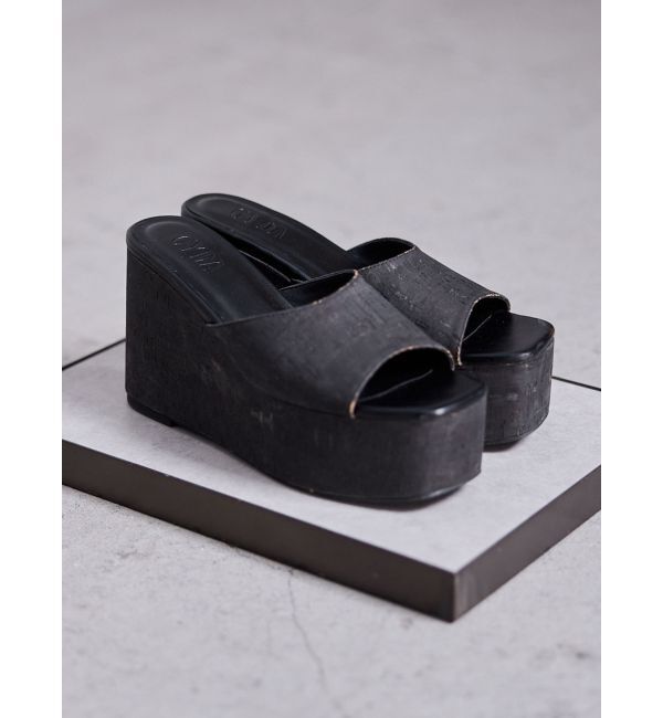 GYDA「コルクウェッジサンダル」|サンダル|