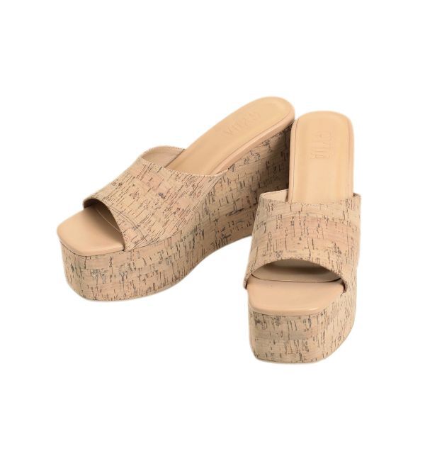 GYDA「コルクウェッジサンダル」|サンダル|