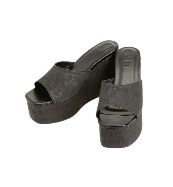 GYDA「コルクウェッジサンダル」|サンダル|