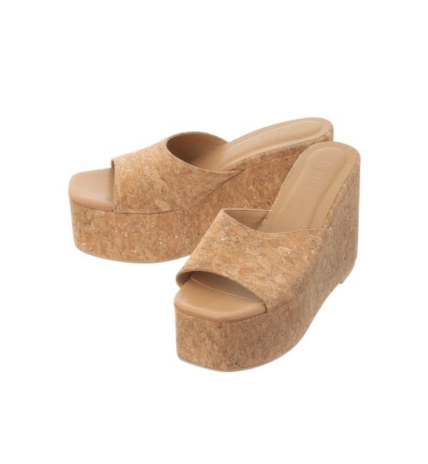 GYDA「コルクウェッジサンダル」|サンダル|