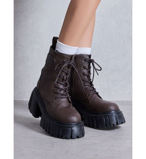 GYDA「Symmetry GYDAボリュームソールワークブーツ」|ショートブーツ|