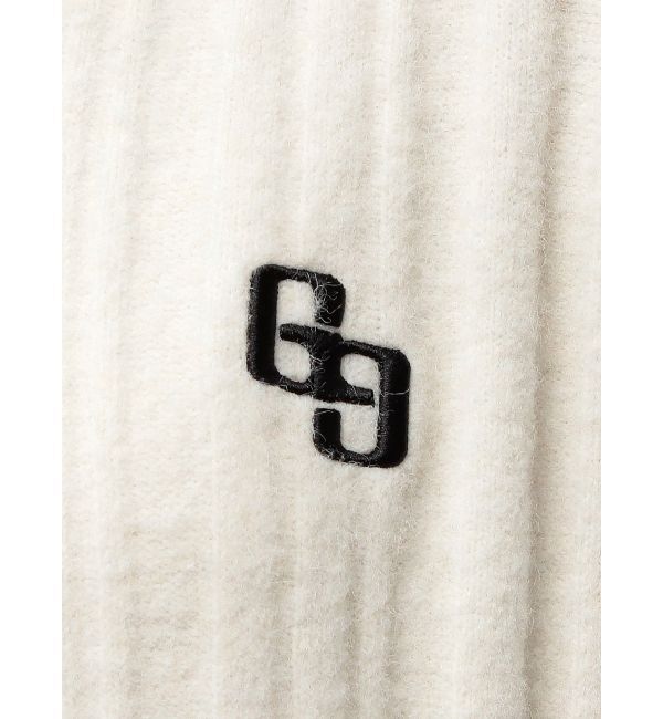 GYDA「ランダムリブGG HOODIEニットチュニック」|ワンピース|