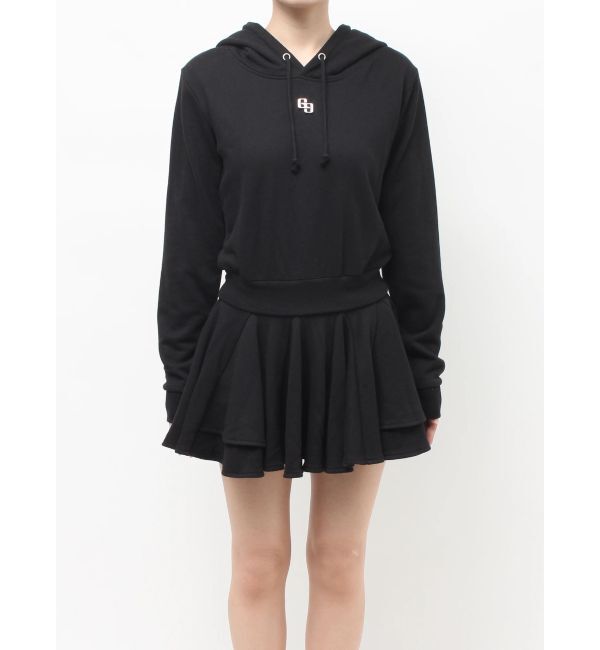 GYDA「GGプレートドッキングフレアスウェットワンピース」|ワンピース|