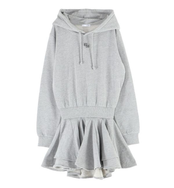 GYDA「GGプレートドッキングフレアスウェットワンピース」|ワンピース|