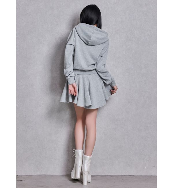 GYDA「GGプレートドッキングフレアスウェットワンピース」|ワンピース|