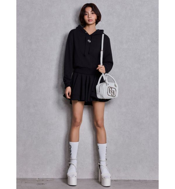 GYDA「GGプレートドッキングフレアスウェットワンピース」|ワンピース|