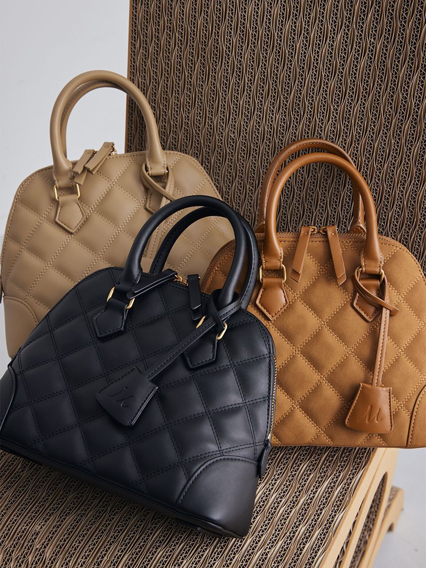 Mila Owen「【USAGI ONLINE・ZOZOTOWN限定カラー】キルティングボストンバッグ」|ボストンバッグ|