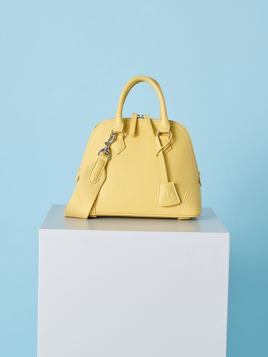 Mila Owen「【USAGI ONLINE・ZOZOTOWN限定カラー】ワイドショルダーミドルボストンバッグ」|ボストンバッグ|YEL