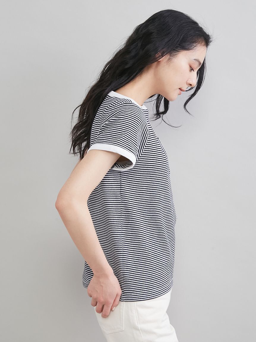 Mila Owen「ボートネックコンパクトＴシャツ」|Tシャツ・カットソー|