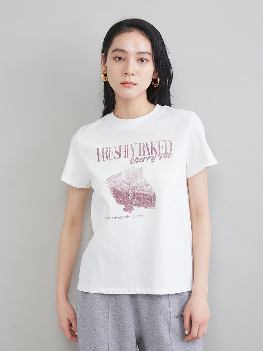 Mila Owen「モチーフグラフィックＴシャツ」|Tシャツ・カットソー|WHT