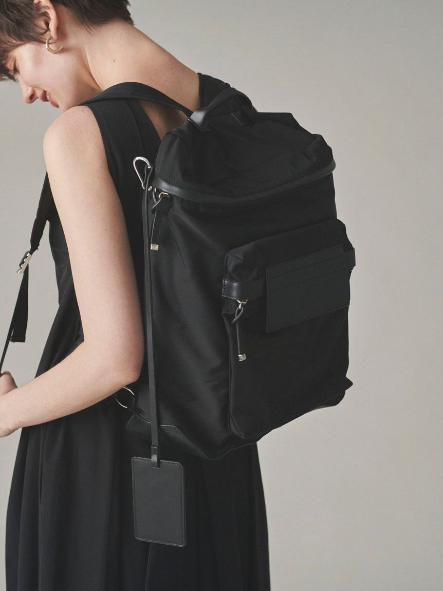 emmi atelier「【emmi atelier】eco  撥水ベーシックバックパック」|リュック|BLK