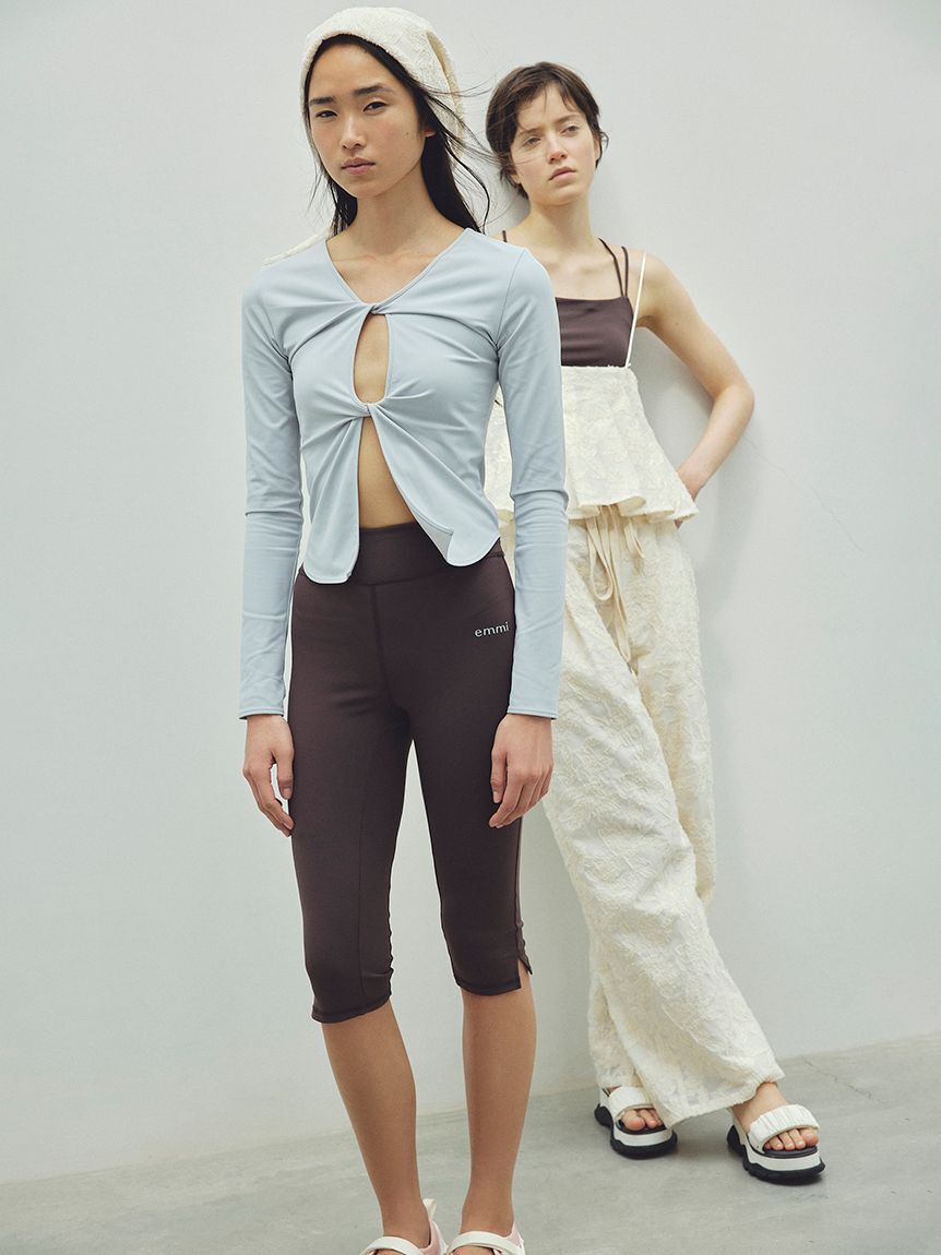 emmi atelier「タックビスチェ」|ベスト・ジレ|