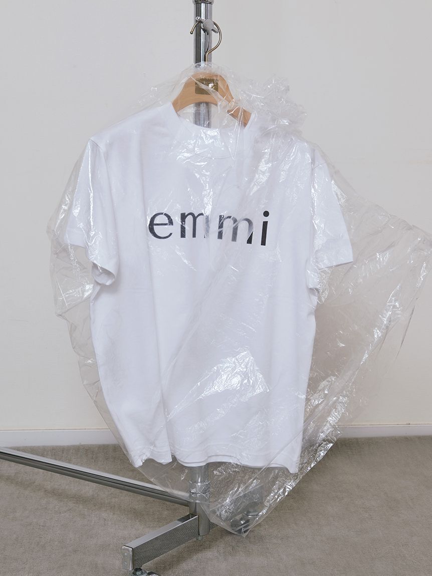 emmi atelier「【ONLINE限定カラーあり】eco emmiロゴTシャツ/UVカット」|Tシャツ・カットソー|