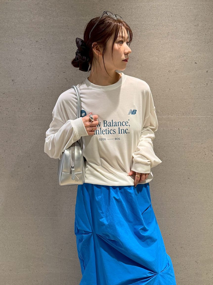 NEW BALANCE 「【New Balance for emmi】グラフィックロングＴシャツ」|Tシャツ・カットソー|