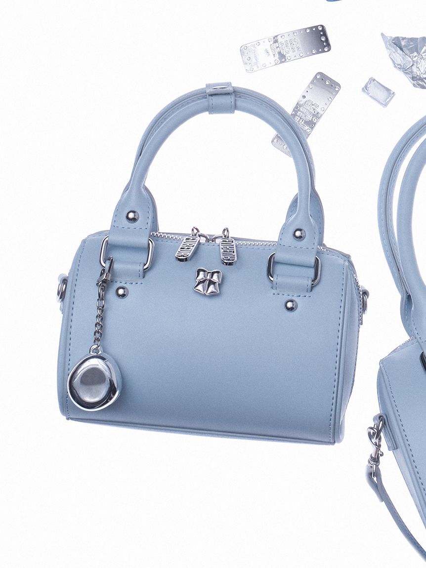 FURFUR「リボンカシメミニボストンバッグ」|ボストンバッグ|SAX