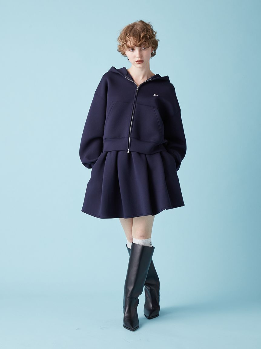 FURFUR「【WEB・一部店舗限定カラー】ロゴ刺繍ジップアップフーディー」|パーカー|