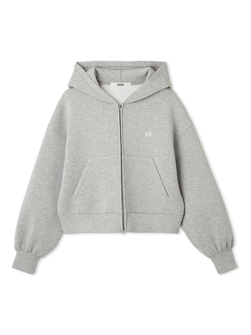 FURFUR「【WEB・一部店舗限定カラー】ロゴ刺繍ジップアップフーディー」|パーカー|