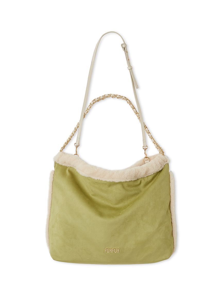 FURFUR「【WEB限定カラー】マテリアル巾着バッグ」|トートバッグ|OLV