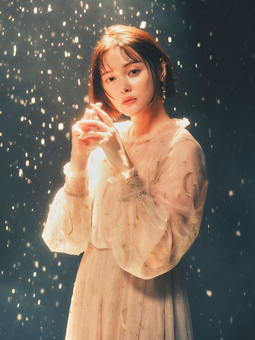 FURFUR「【限定サイズ】Twilightラメチュール刺繍ドレス」|ドレス|