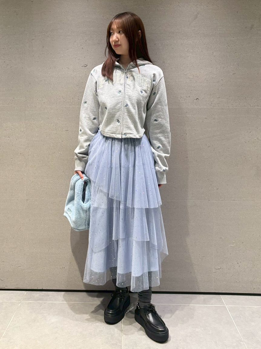 FURFUR「ラメチュールスカート」|スカート|