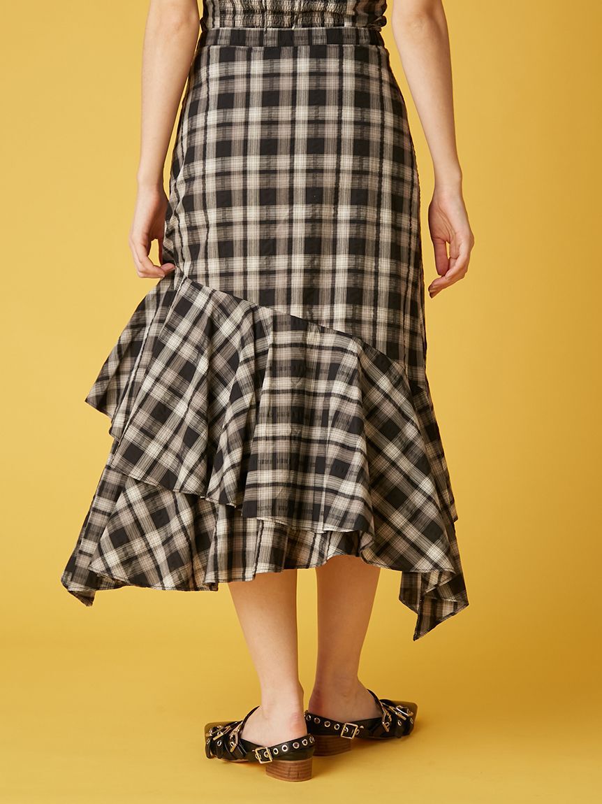 FURFUR「アシンメトリーヘムスカート」|スカート|