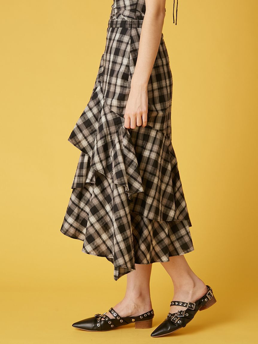 FURFUR「アシンメトリーヘムスカート」|スカート|