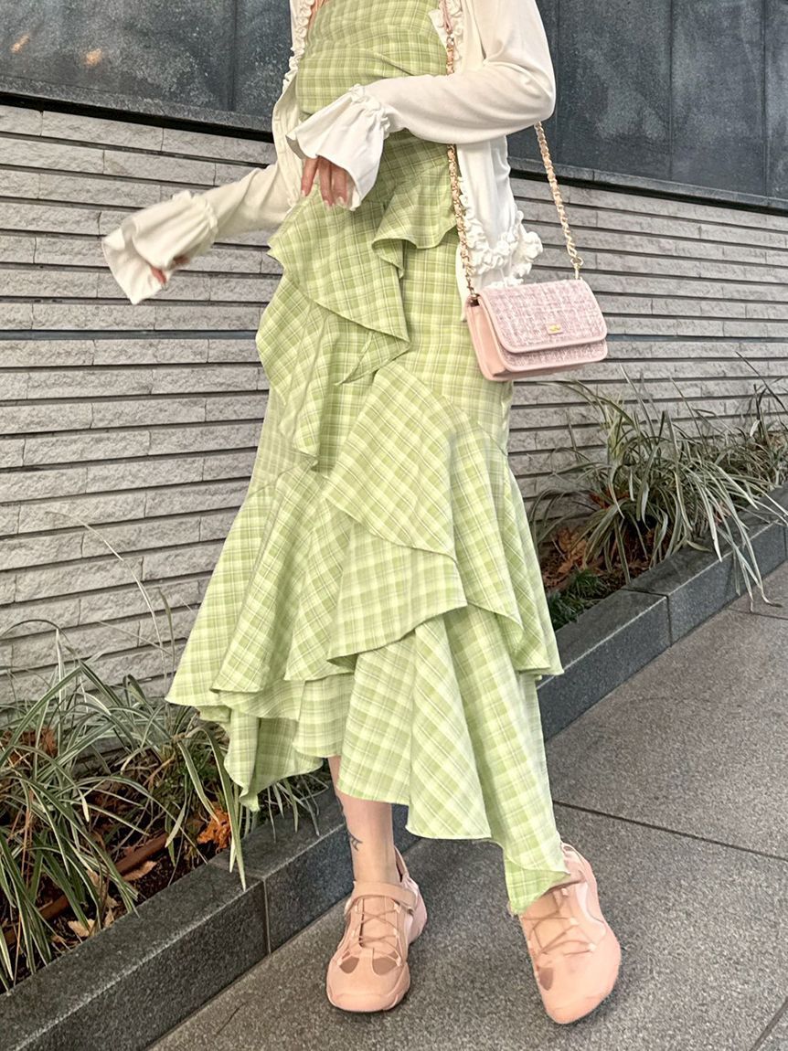 FURFUR「アシンメトリーヘムスカート」|スカート|