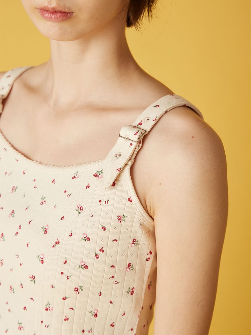 FURFUR「ミニフラワープリントタンクトップ」|タンクトップ|