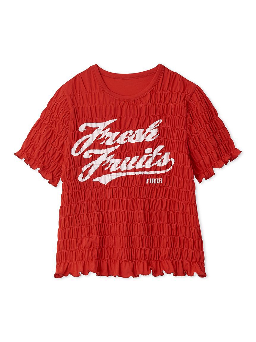 FURFUR「フルーツモチーフシャーリングTシャツ」|Tシャツ・カットソー|