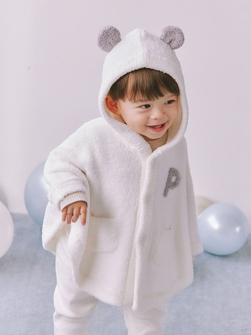 GELATO PIQUE KIDS & BABY「【限定カラーあり】【BABY】パウダーアニマルポンチョ」|その他ベビーウェア|