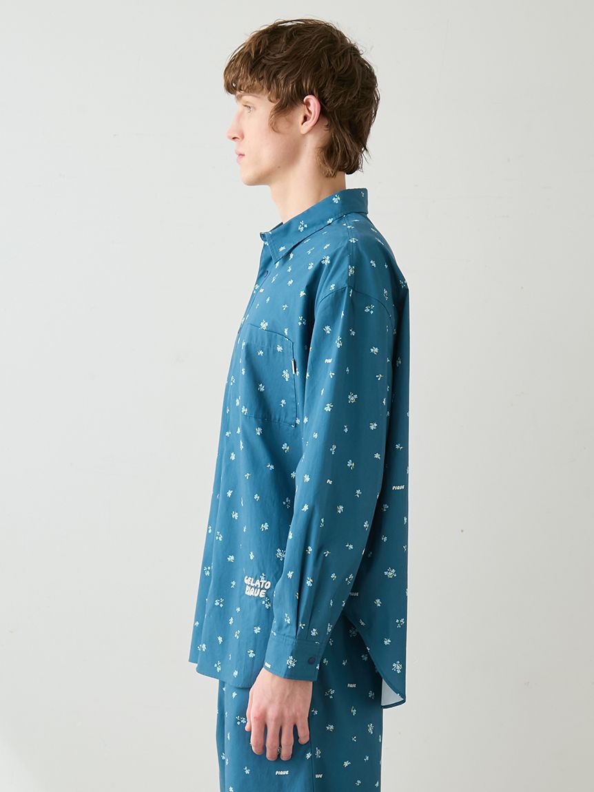 GELATO PIQUE HOMME「【HOMME】リトルフラワー柄プリントシャツ」|シャツ・ブラウス|