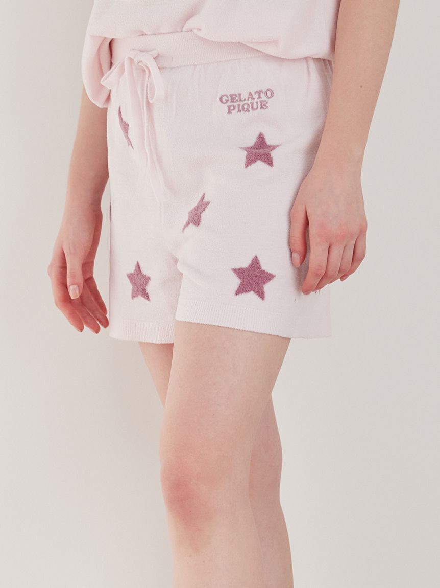 gelato pique「【ONLINE限定】ドッグジャガードプルオーバー&ショートパンツセット」|ルームウェア|