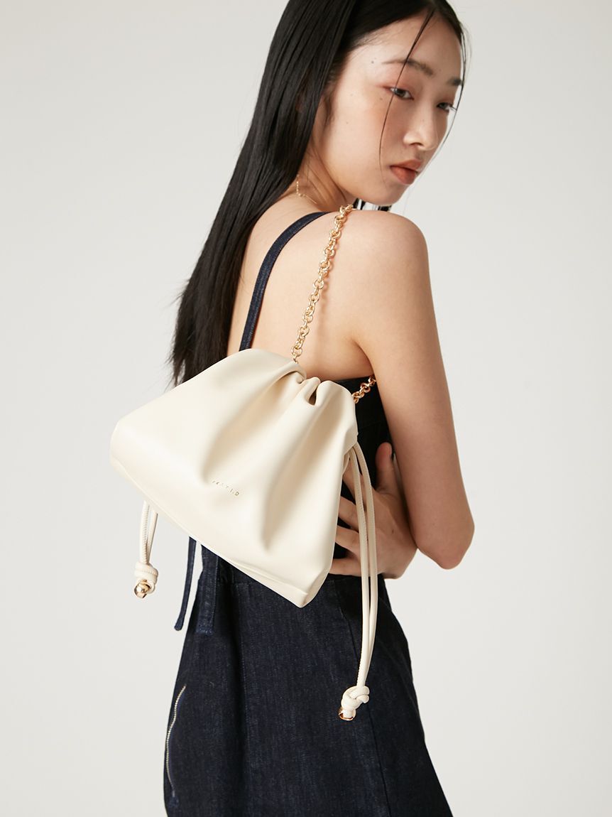 FRAY I.D「ノットドローストリングバッグ」|ショルダー・メッセンジャー|