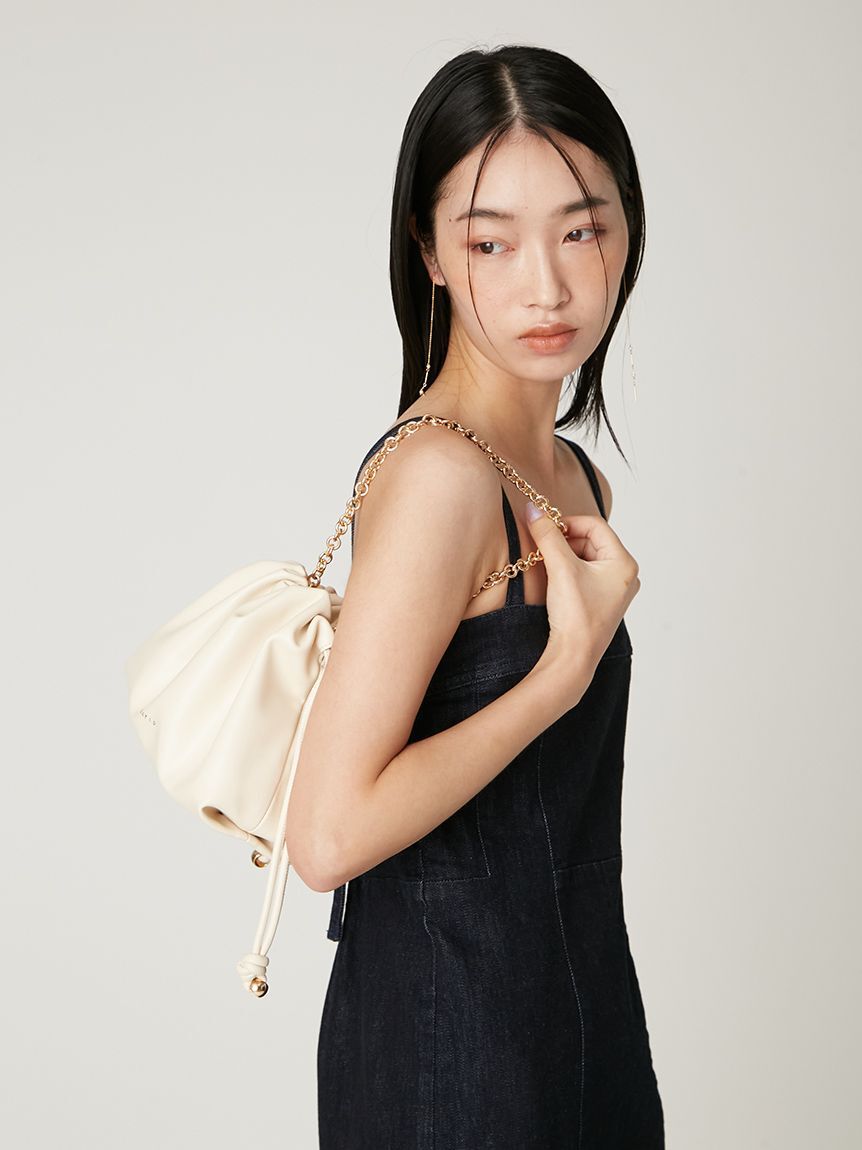 FRAY I.D「ノットドローストリングバッグ」|ショルダー・メッセンジャー|