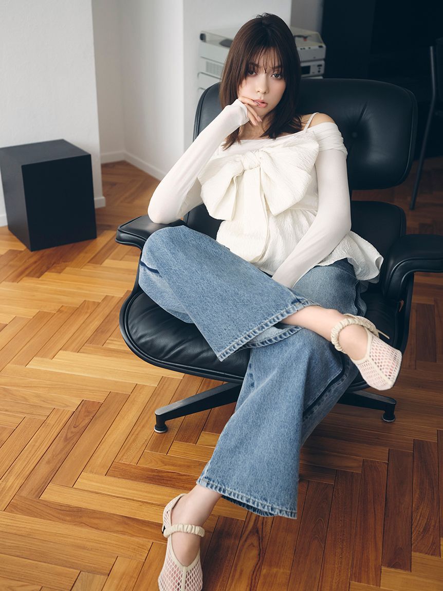 FRAY I.D「ポインテッドトゥメッシュサンダル」|サンダル|