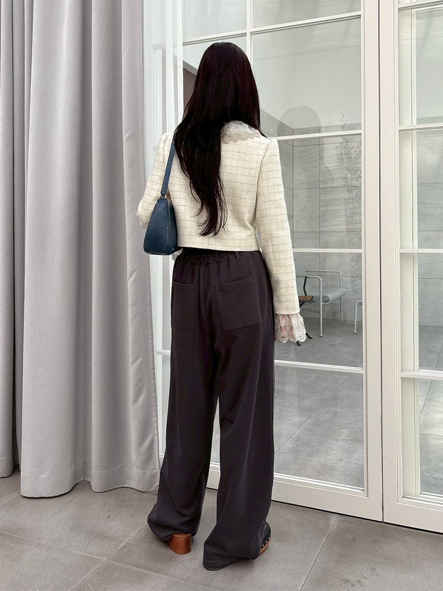 LILY BROWN「【WEB限定00サイズ】ベルト付きスウェットパンツ」|チノ|