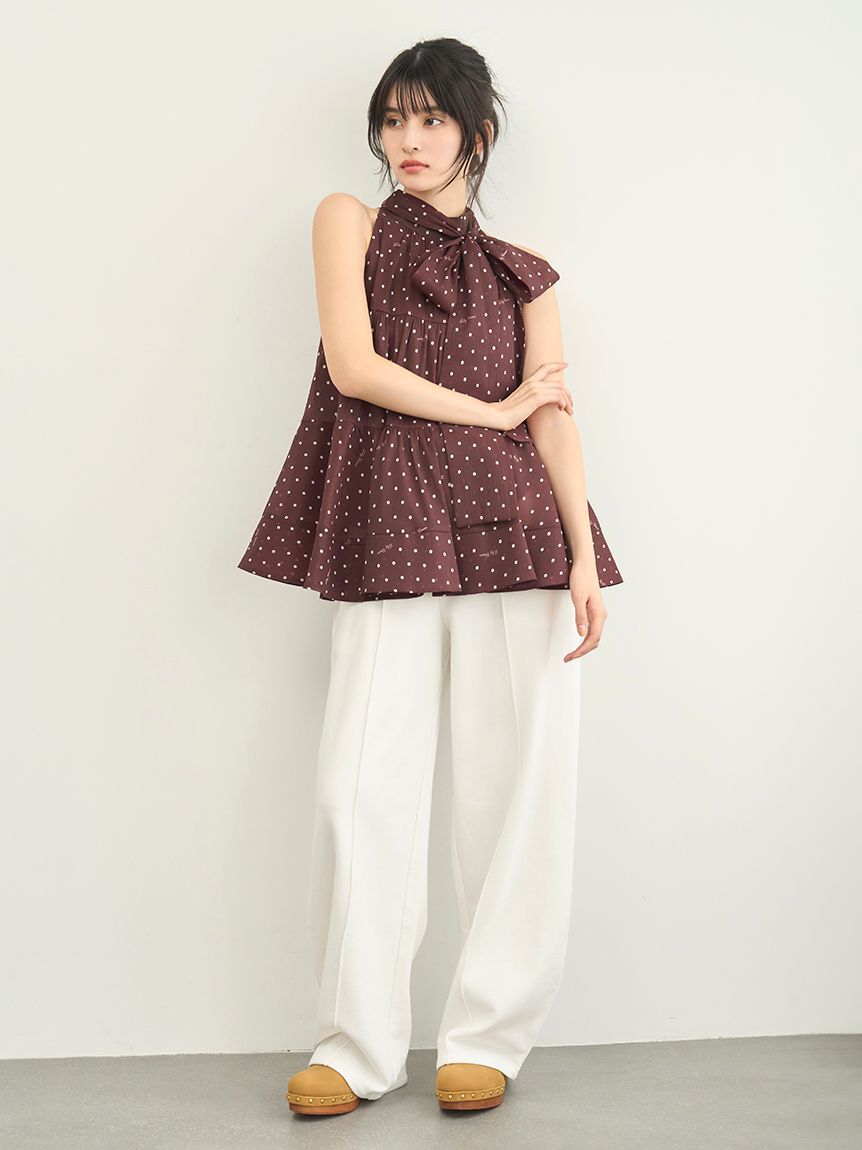 LILY BROWN「【WEB限定00サイズ】ベルト付きスウェットパンツ」|チノ|