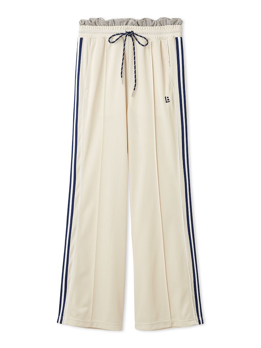 LILY BROWN「ピコレースフレアトラックパンツ」|チノ|IVR