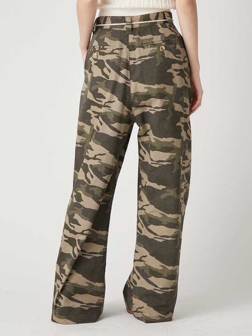 LILY BROWN「2タックワイドパンツ」|チノ|