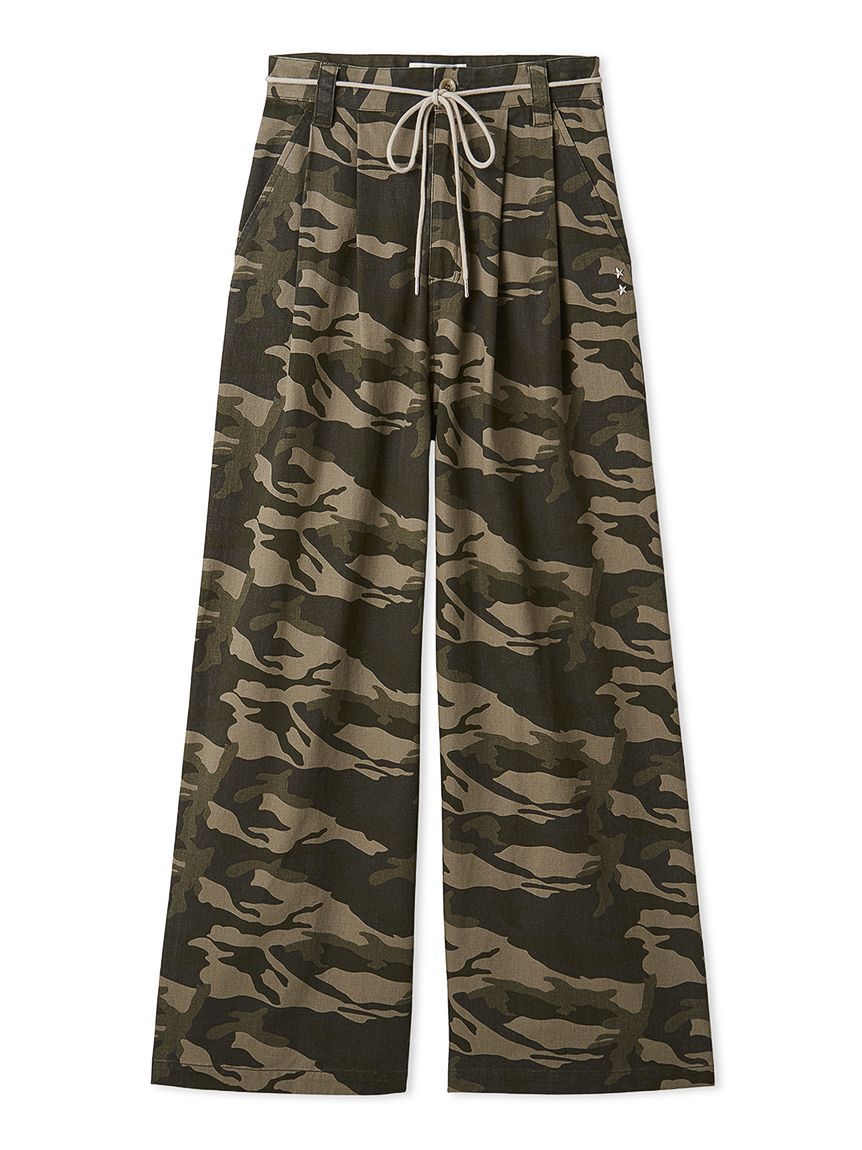 LILY BROWN「2タックワイドパンツ」|チノ|