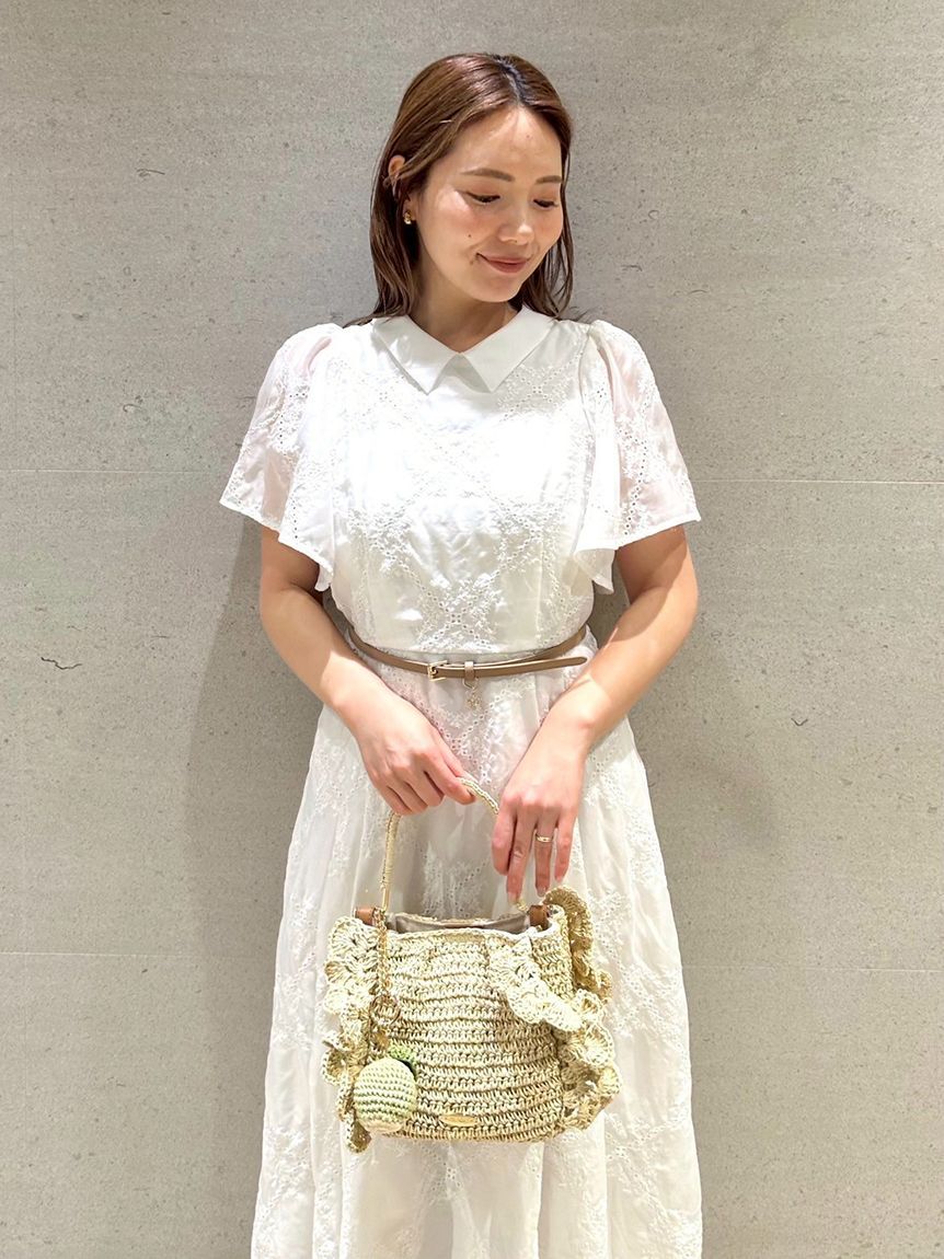 CELFORD「フラワーエンブロイダリーワンピース」|ワンピース|