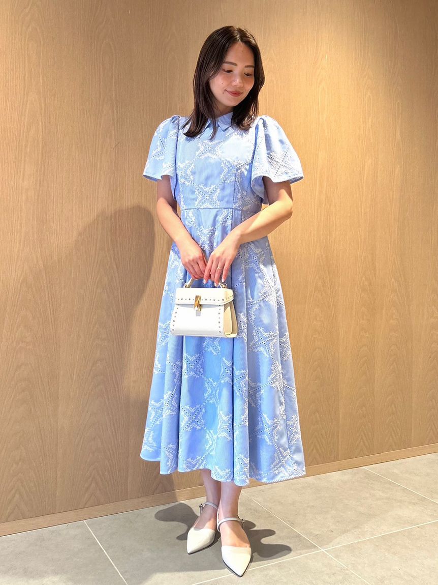 CELFORD「フラワーエンブロイダリーワンピース」|ワンピース|