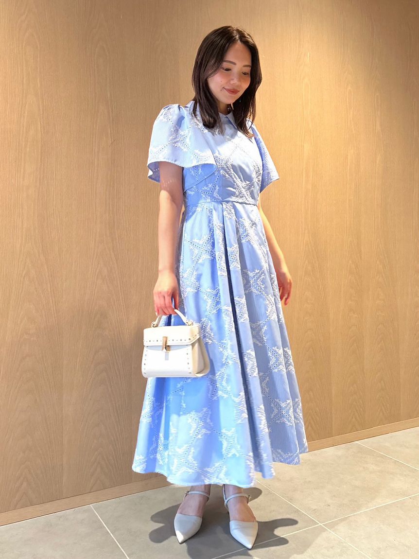 CELFORD「フラワーエンブロイダリーワンピース」|ワンピース|