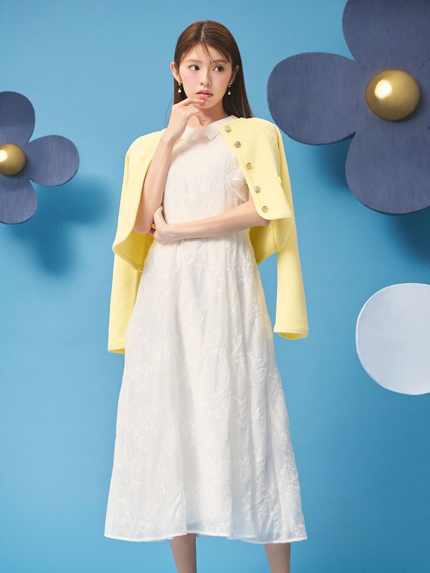 CELFORD「フラワーエンブロイダリーワンピース」|ワンピース|