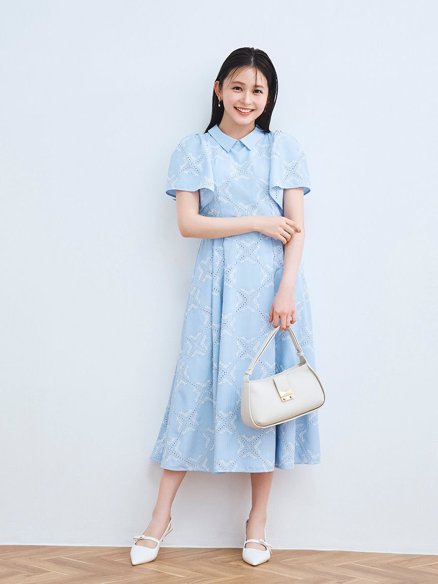 CELFORD「フラワーエンブロイダリーワンピース」|ワンピース|