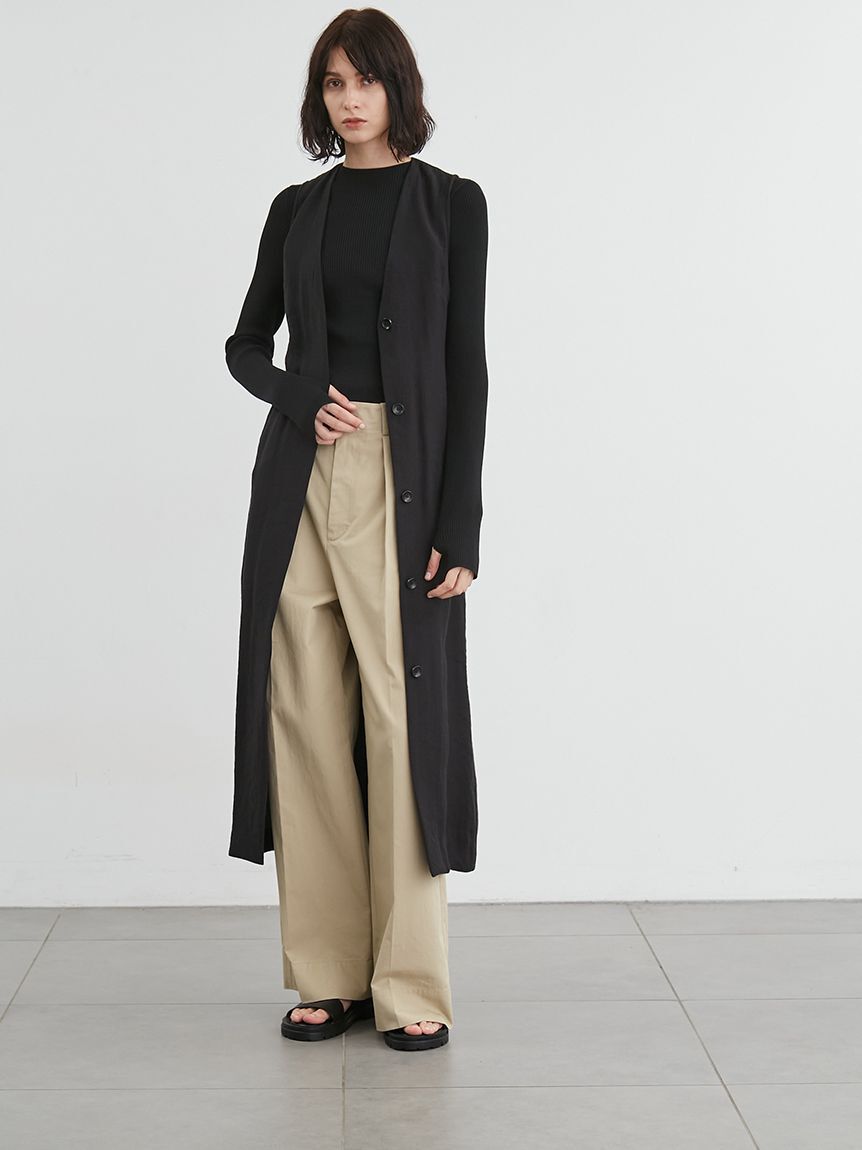 styling/「【セットアップ対応】バックサテンジレワンピース」|ワンピース|