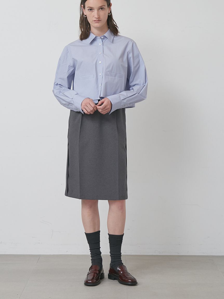 styling/「【セットアップ対応】ドローコードスーツスカート」|スカート|