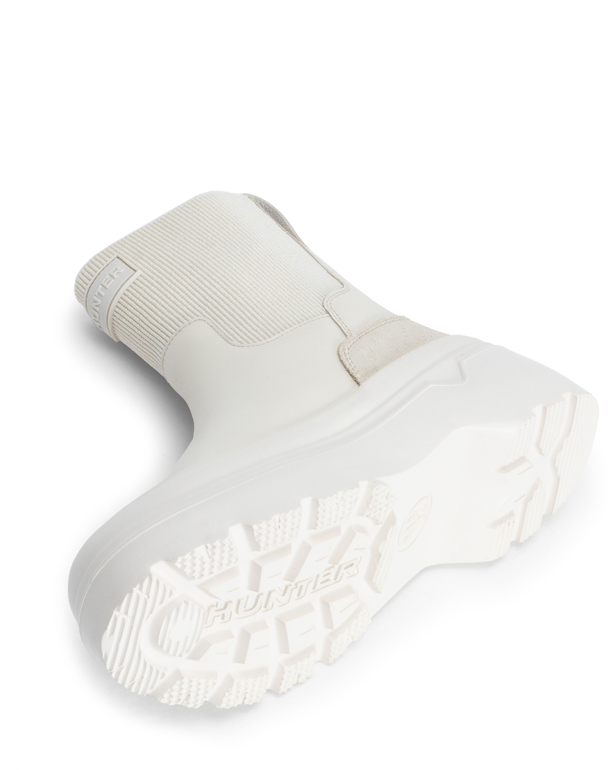 HUNTER「レディース エクスプローラー チェルシー フラットフォームブーツ」|ショートブーツ|