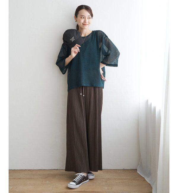 ikka「【2点セット】シアーボーダーアンサンブル」|その他|