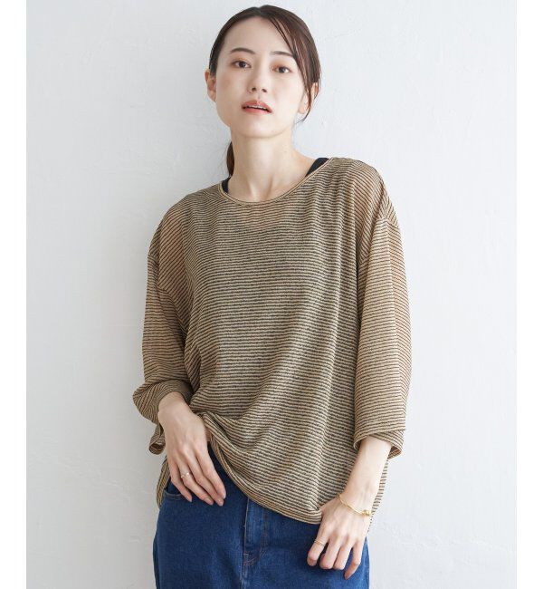 ikka「【2点セット】シアーボーダーアンサンブル」|その他|